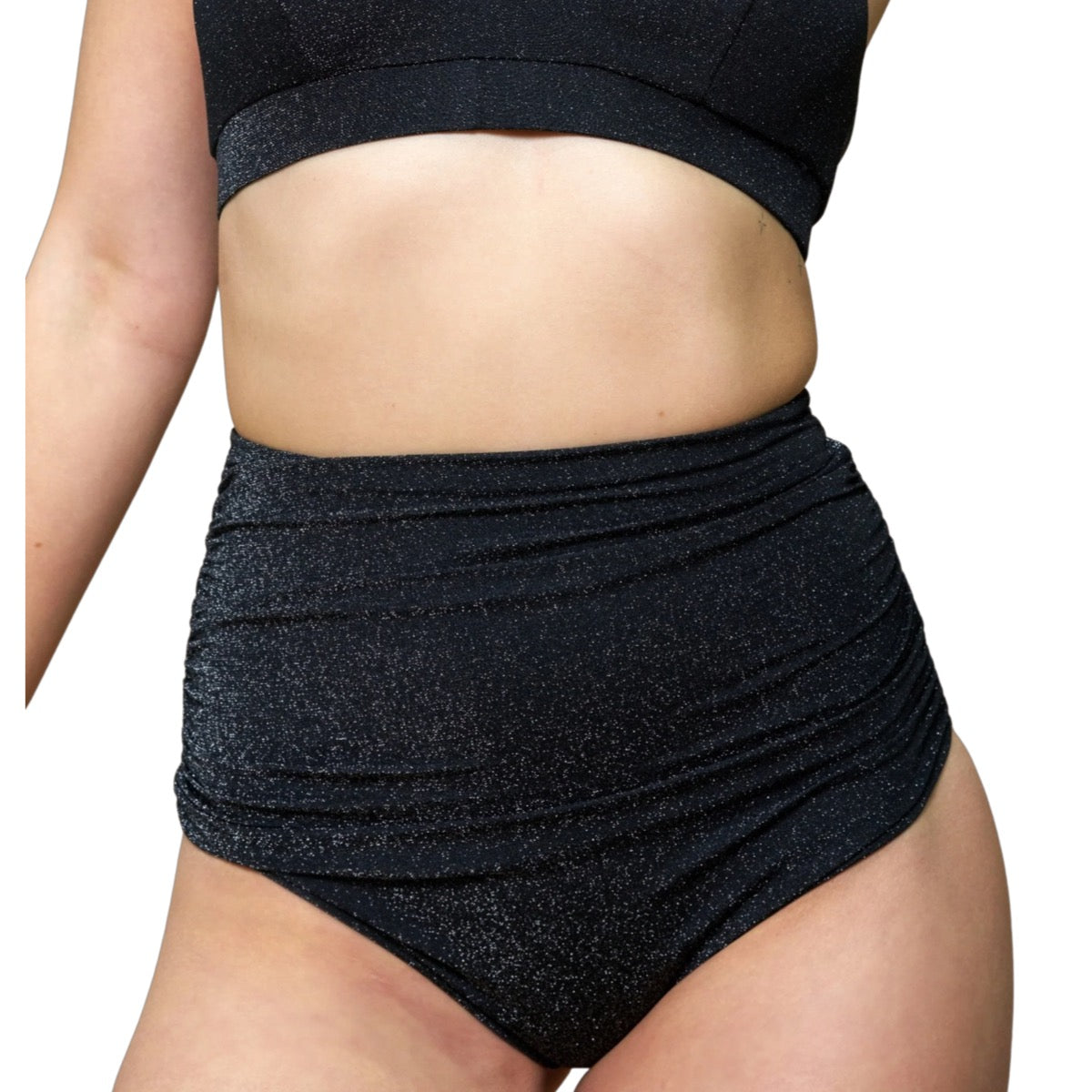 Faye High Waist Bottom - Black