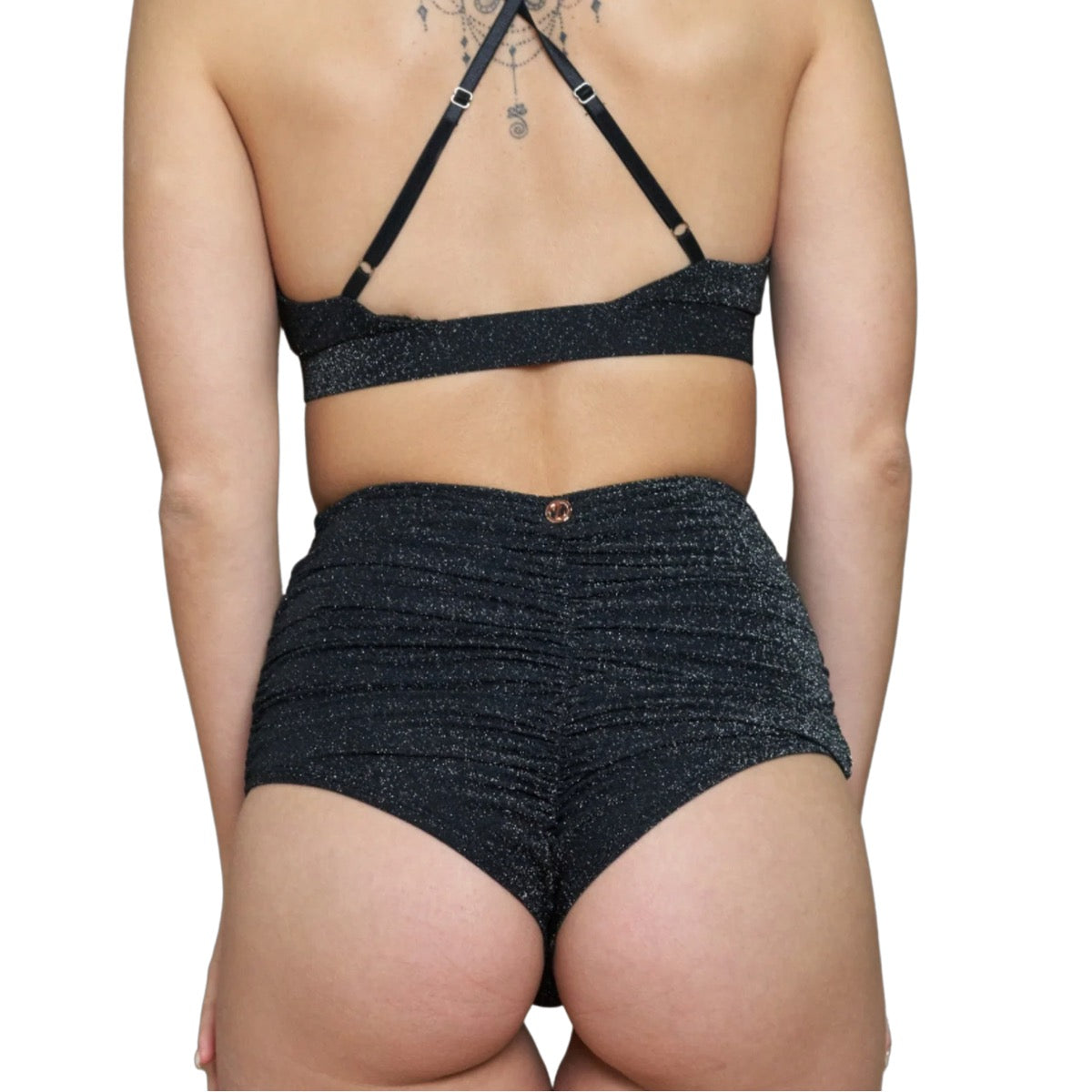 Faye High Waist Bottom - Black