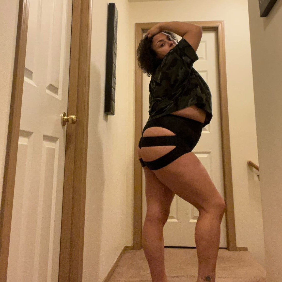 Booty-licious Cutout Shorts