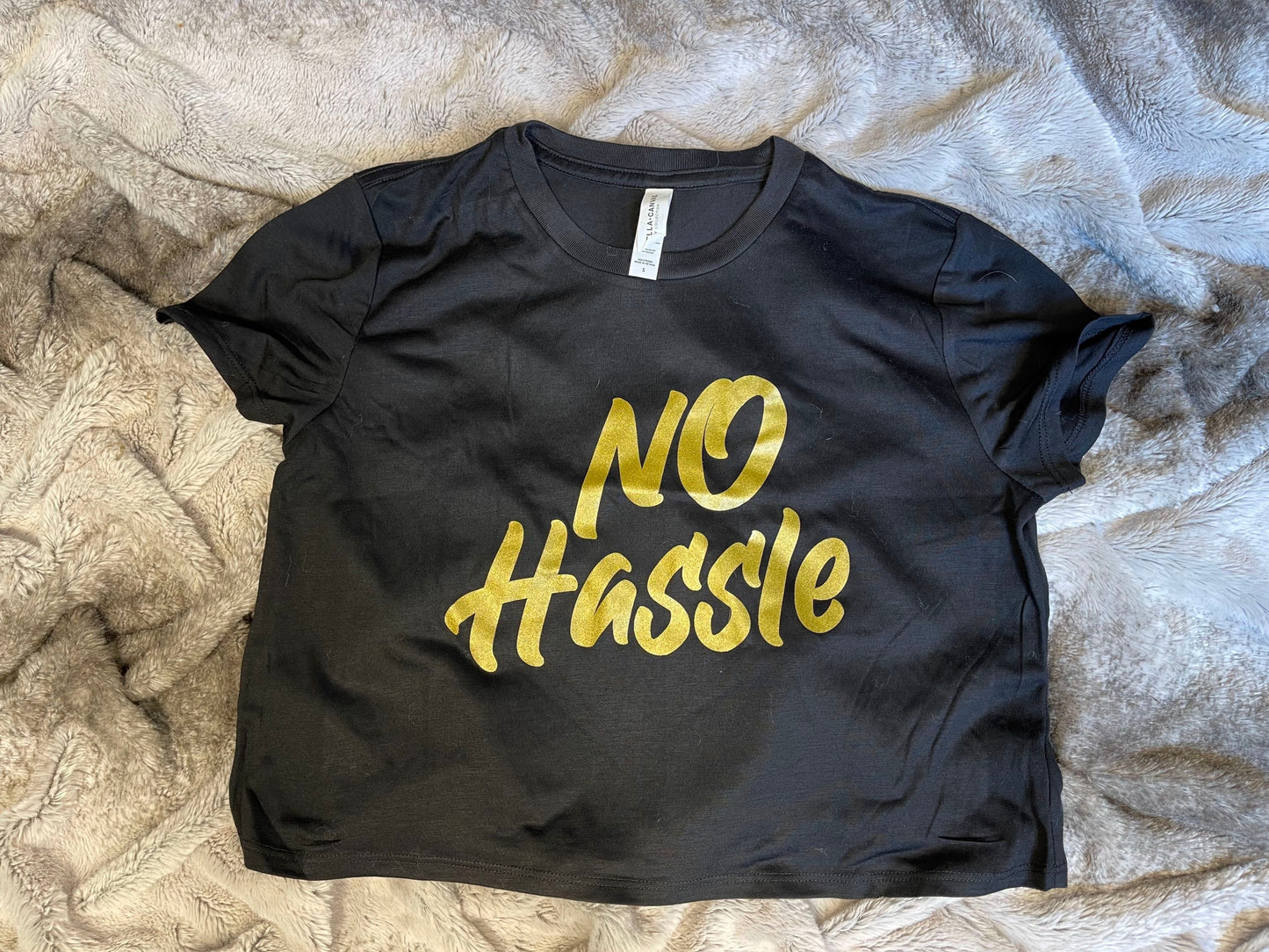 No Hassle All Hustle Boxy Crop