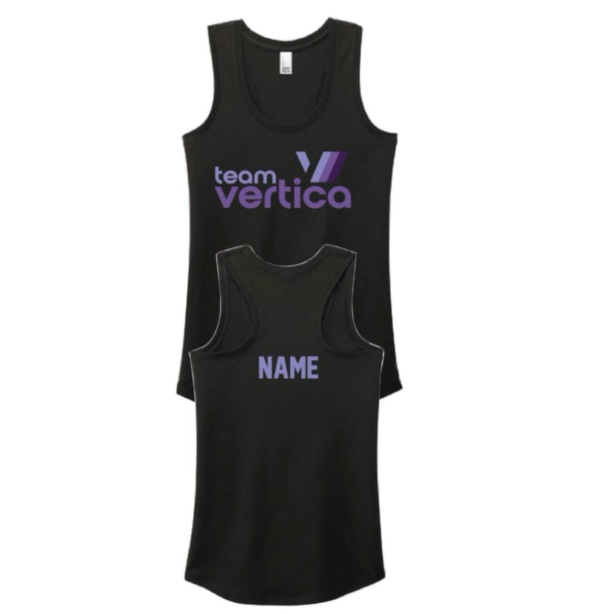 Team Vertica Tank Top in Black