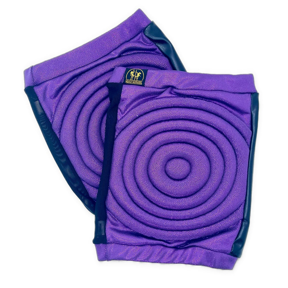 Glitter Knee Pads (Light Padding) Purple