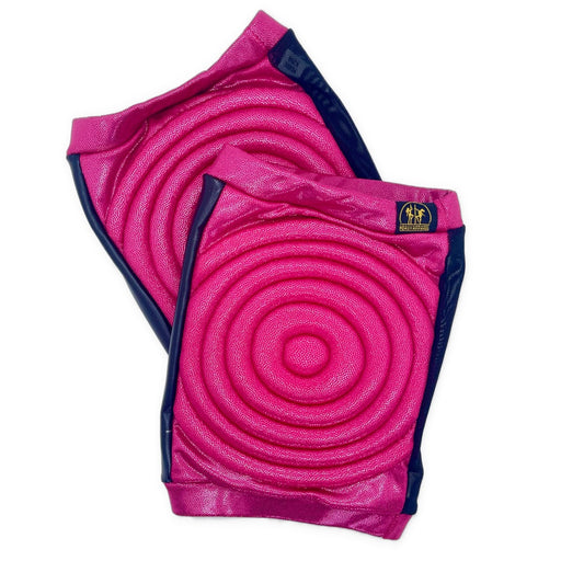 Glitter Knee Pads (Light Padding) Hot Pink