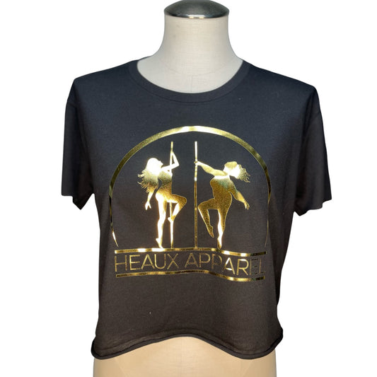 Logo Crop Gold Foil