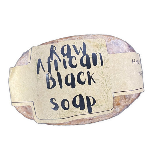 Raw African Black Soap