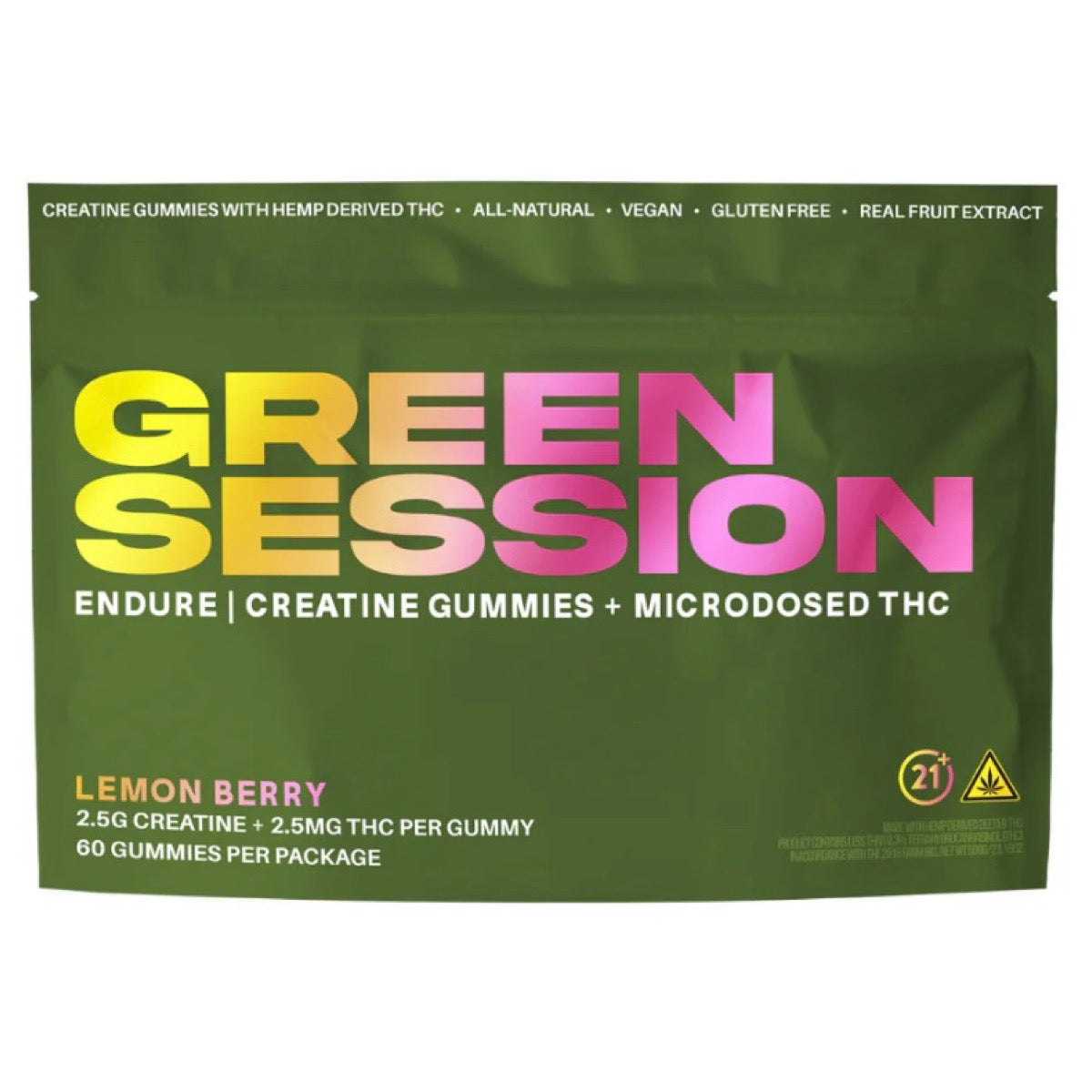 Green Sessions Creatine Gummies