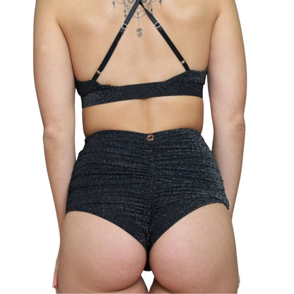 Faye High Waist Bottom - Black