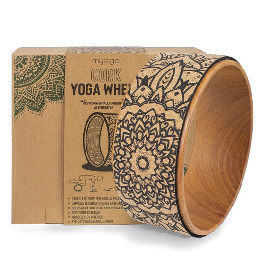 Cork Yoga Wheel