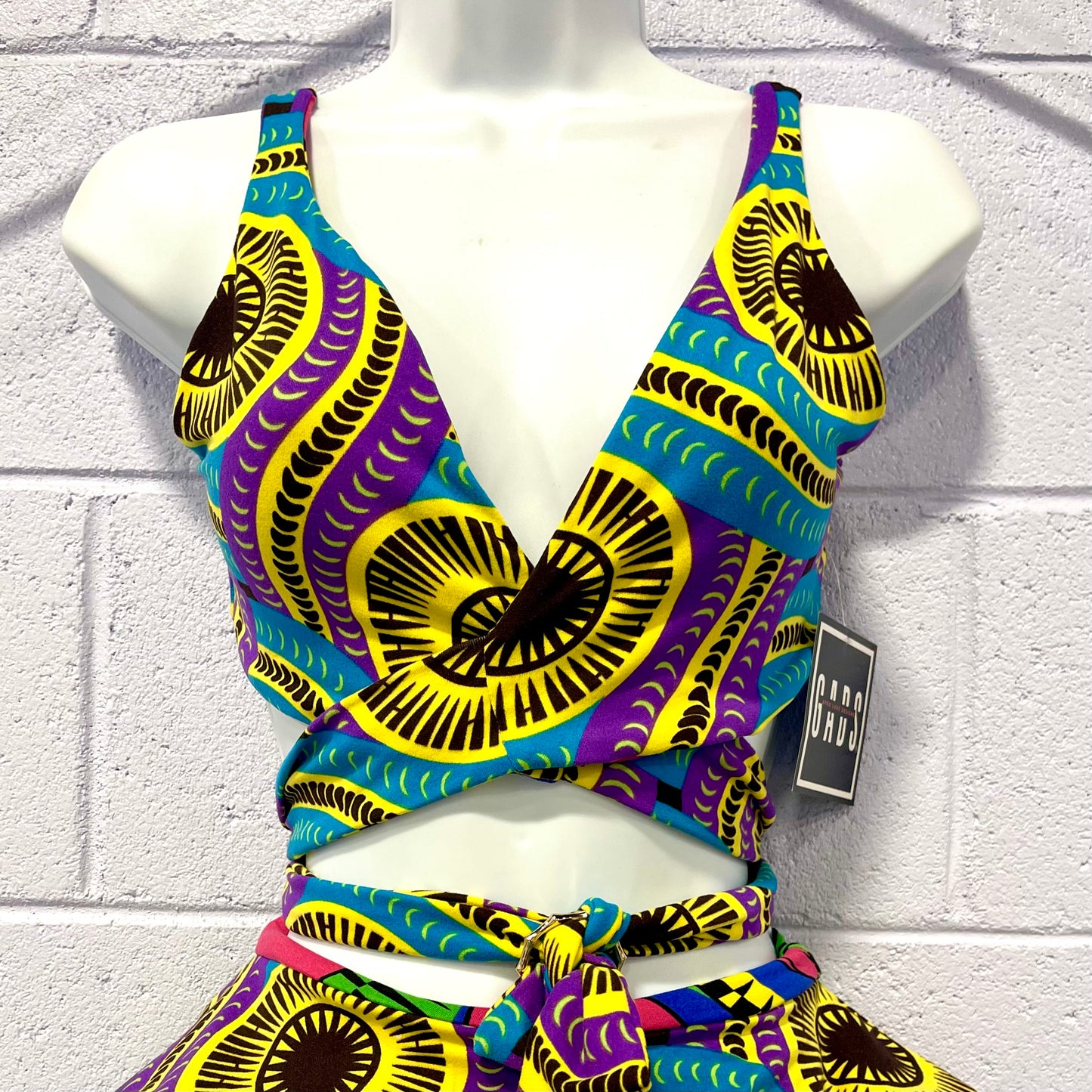 Dance with Me Sports Bamboo Link Wrap Top