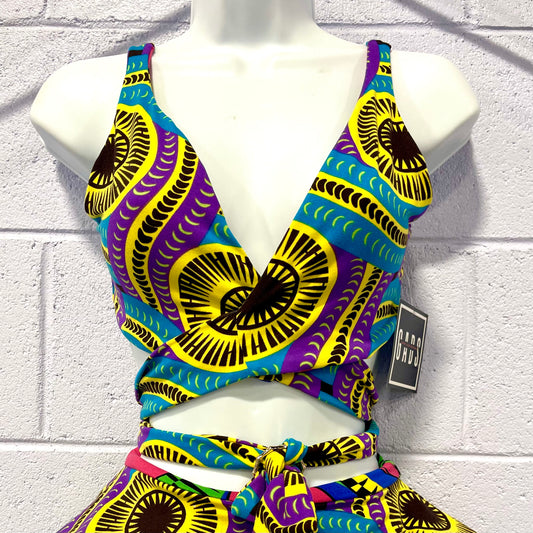 Dance with Me Sports Bamboo Link Wrap Top