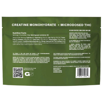Green Sessions Creatine Gummies