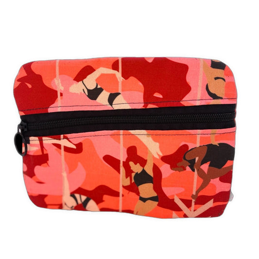Pole Dancer Accessory Bag - Pink/Camo/Dancers