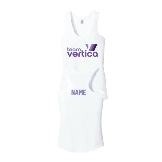 Team Vertica Tank Top in White