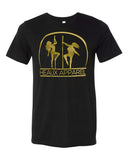 Heaux Apparel T-shirt Black w/ Gold Transfer Logo