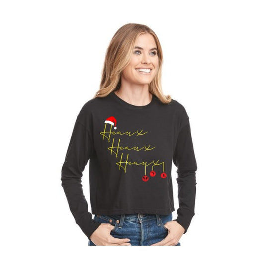 Heaux Heaux Heaux Long Sleeve Crop