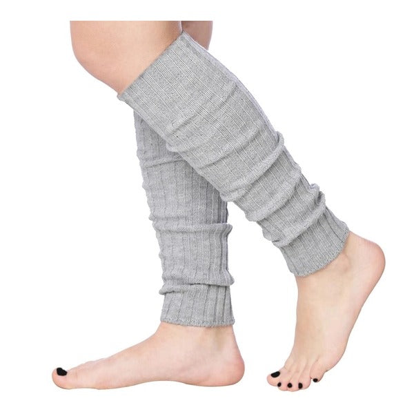 2022 New Creamy Gentle Wind Gray Leg Warmers Women Hollowed Out