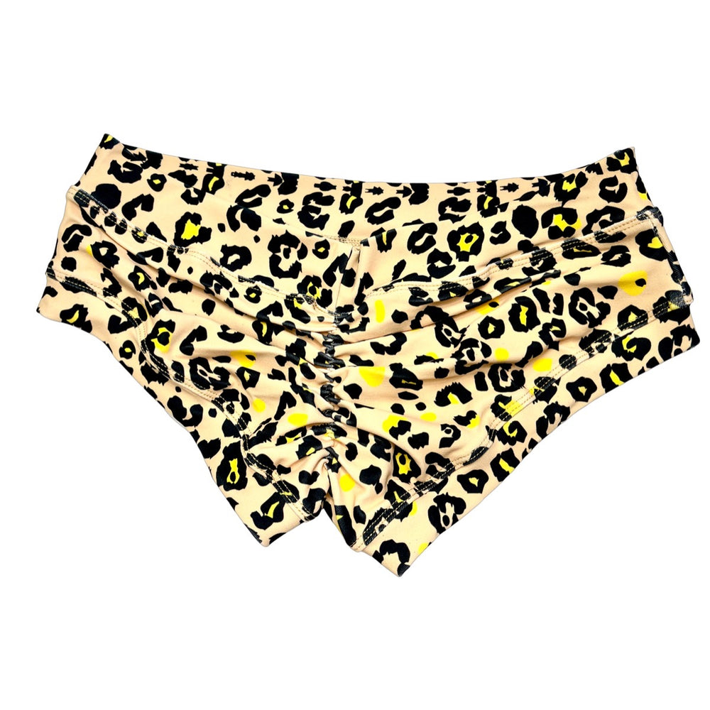 Tan/Yellow Leopard Low Boy