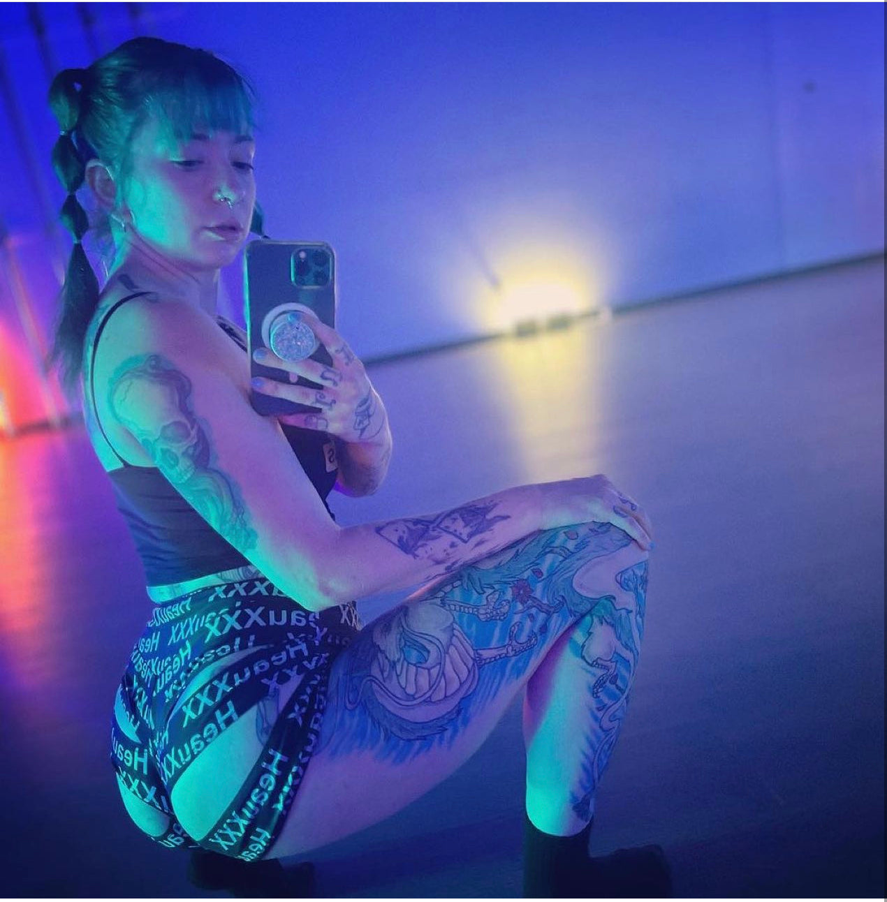HeauXXX Cutout Shorts