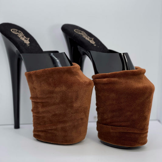 Shoe Covers - Coffee Velvet