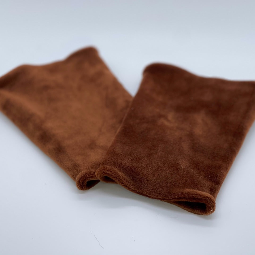 Shoe Covers - Coffee Velvet