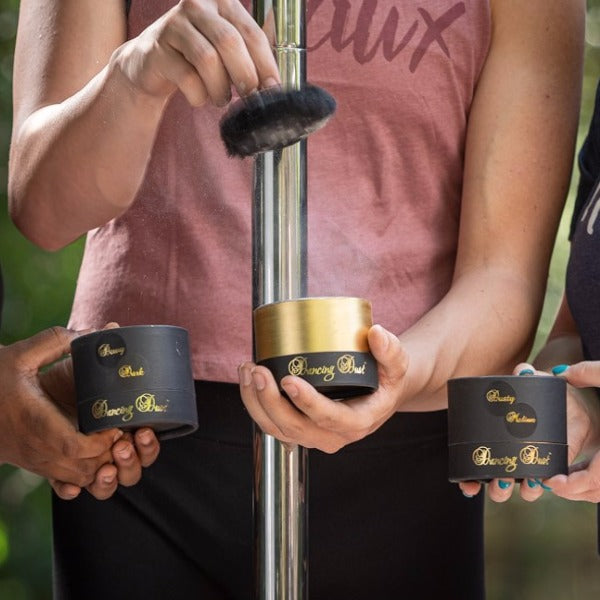 Dusty Body Shimmer w/ Pole Grip for Sweaty Skin